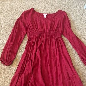 Isabel Maternity Red Dress